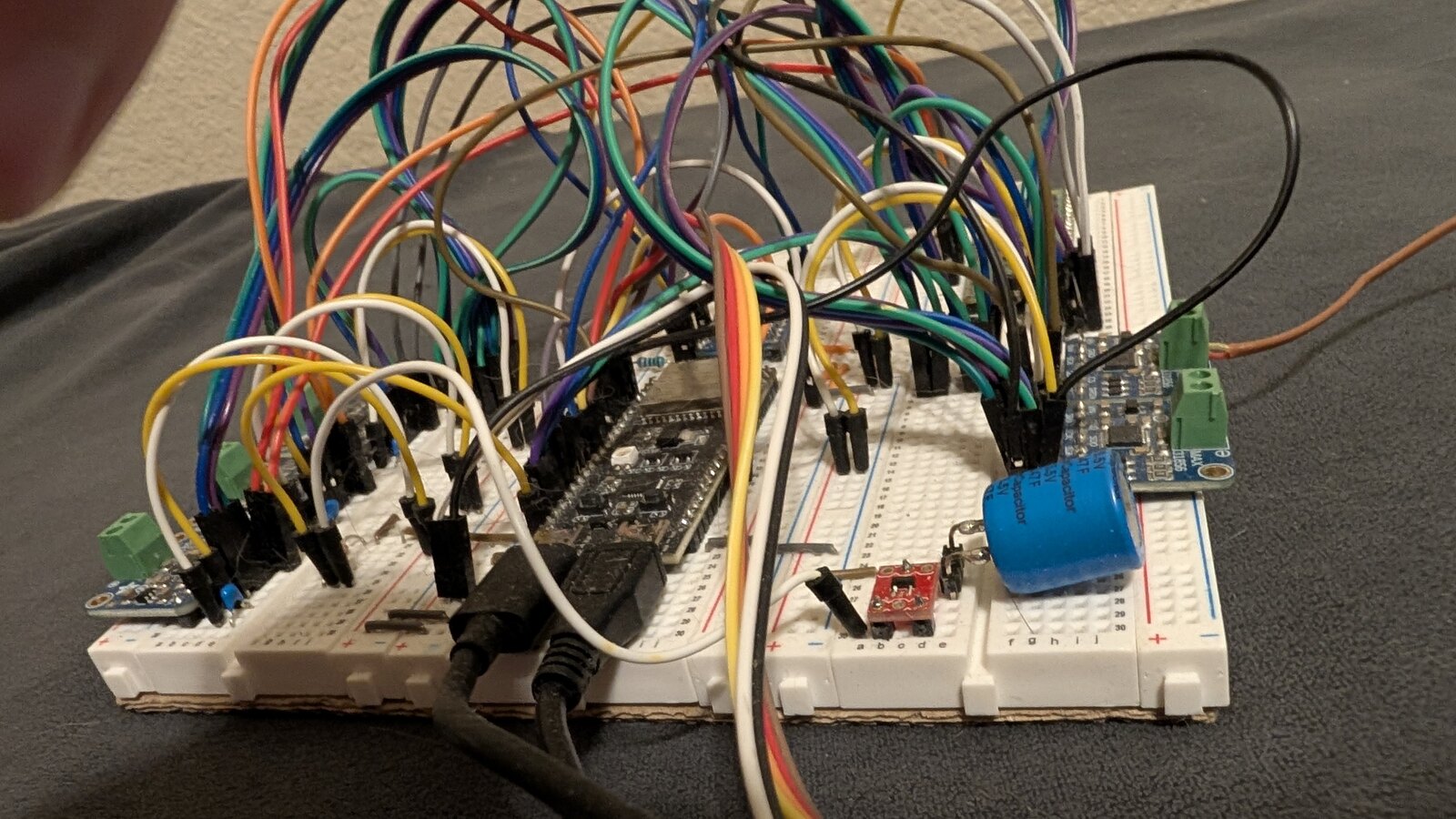 PyroMesh Pulse breadboard prototype